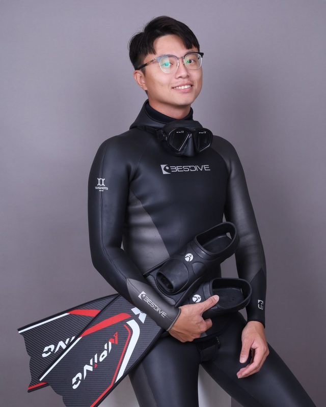 面鏡臉自由潛水 清文教練