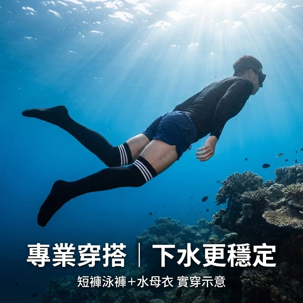 2MM防滑高筒潛水襪（第 5 張）