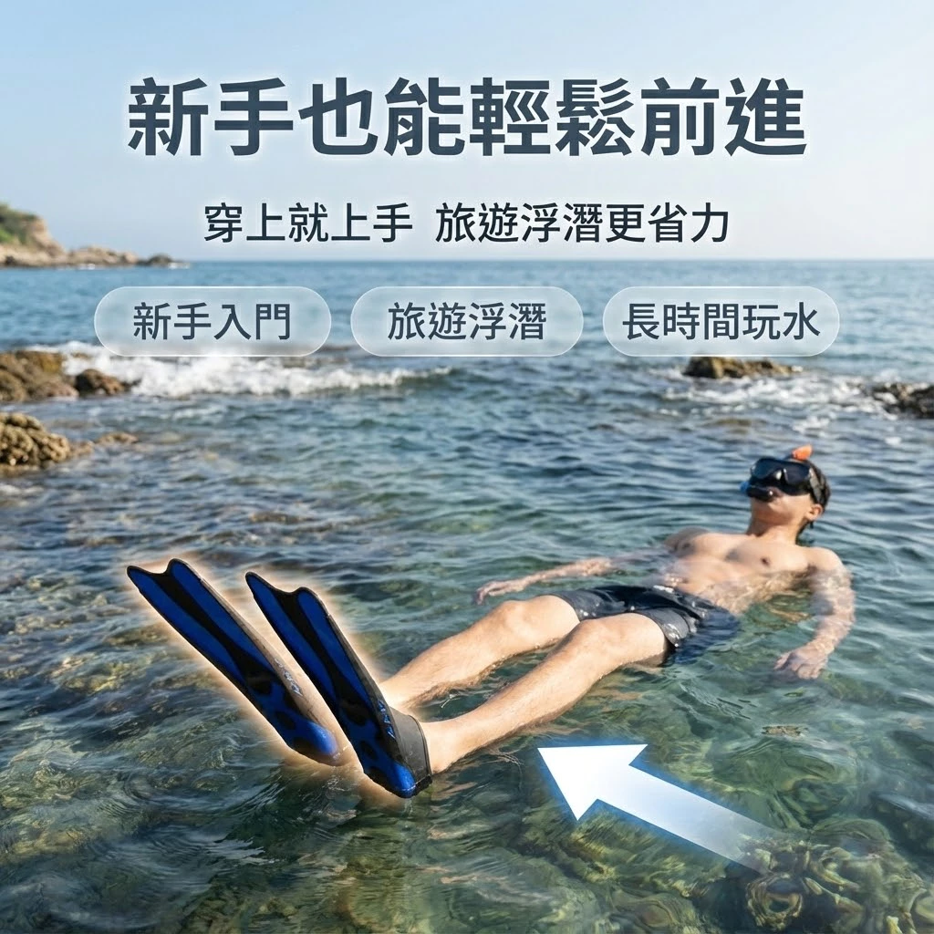 短款 浮潛蛙鞋（第 7 張）