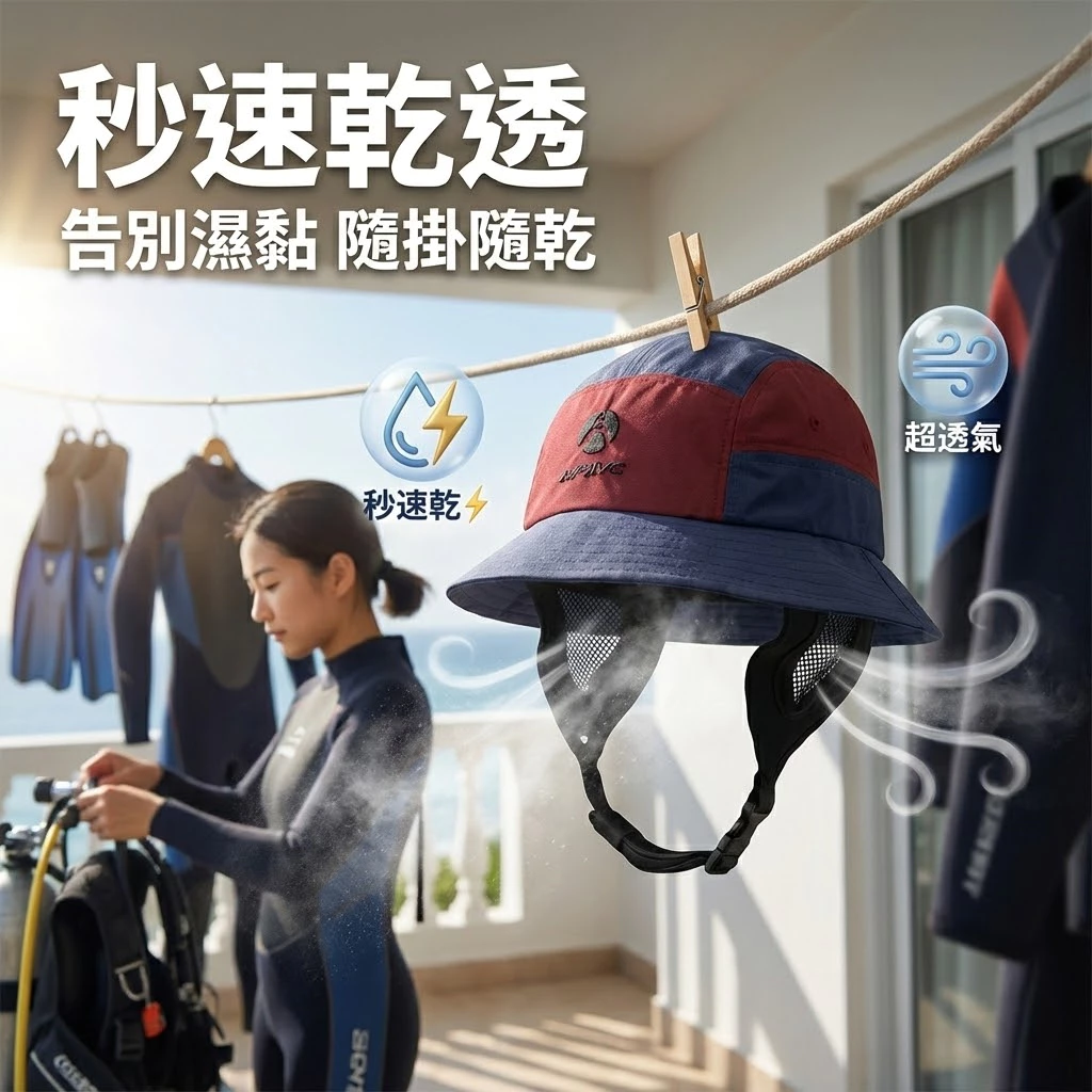 全方位衝浪潛水帽（第 7 張）