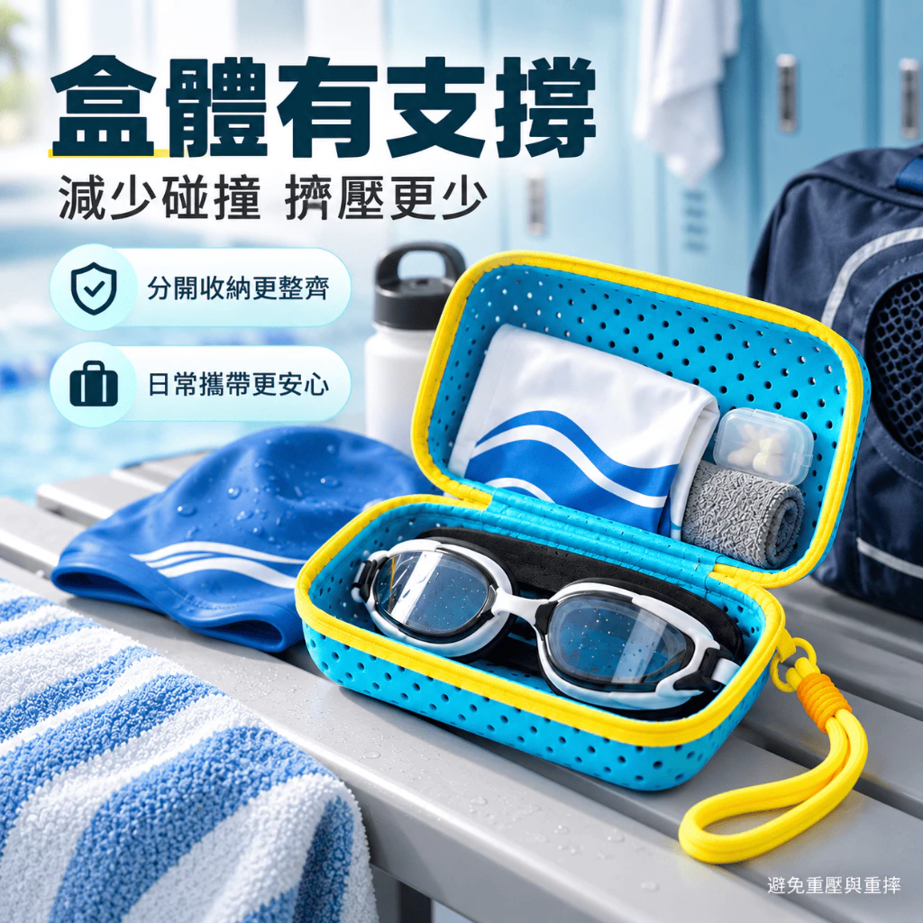 大容量泳鏡收納盒（第 4 張）