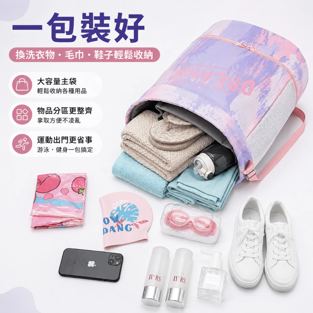 多功能健身游泳背包（第 3 張）