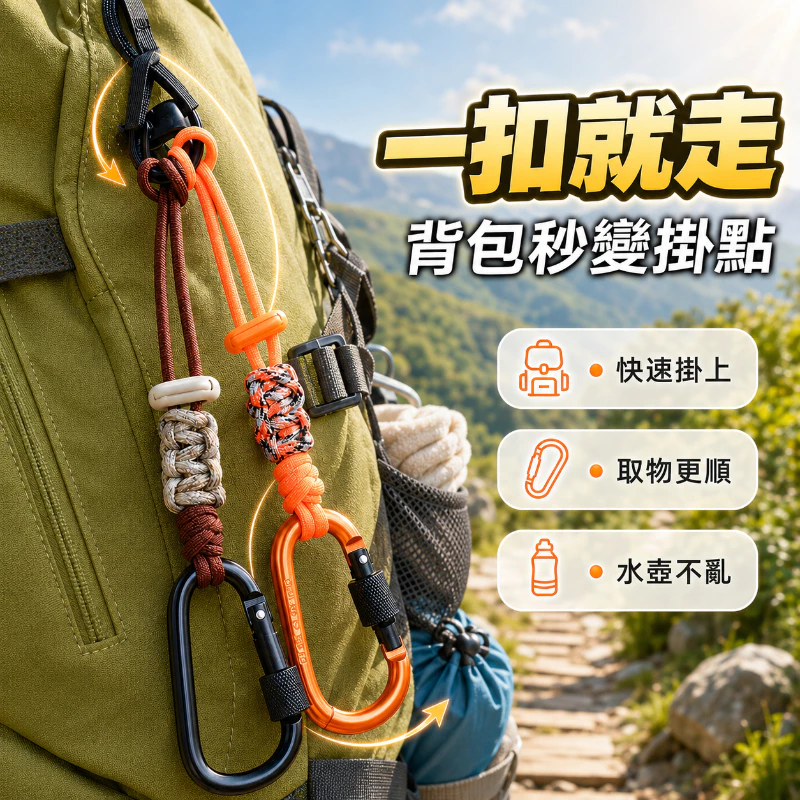 戶外傘繩水壺扣（第 5 張）