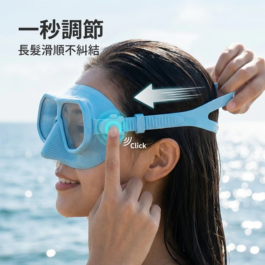 低容積 自由潛水專用面鏡（第 7 張）