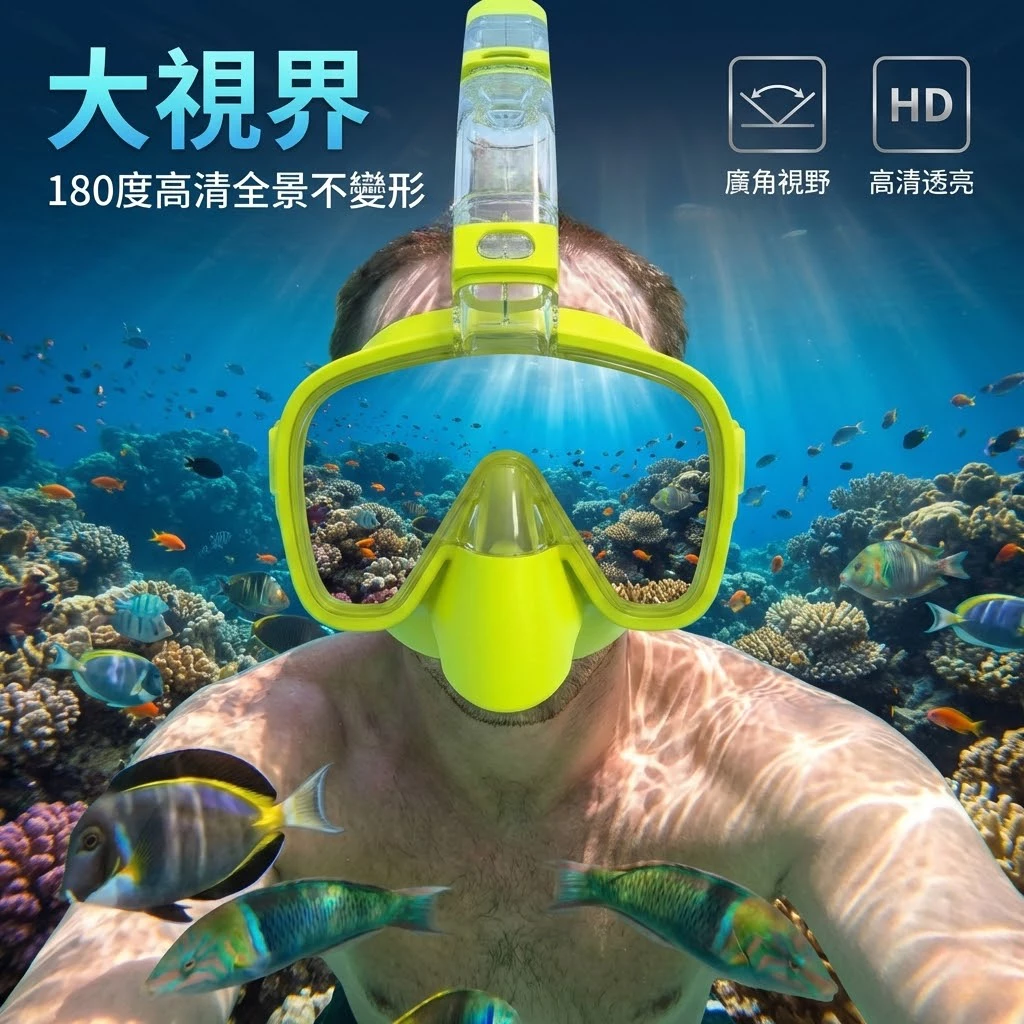 全罩式浮潛面鏡（第 5 張）