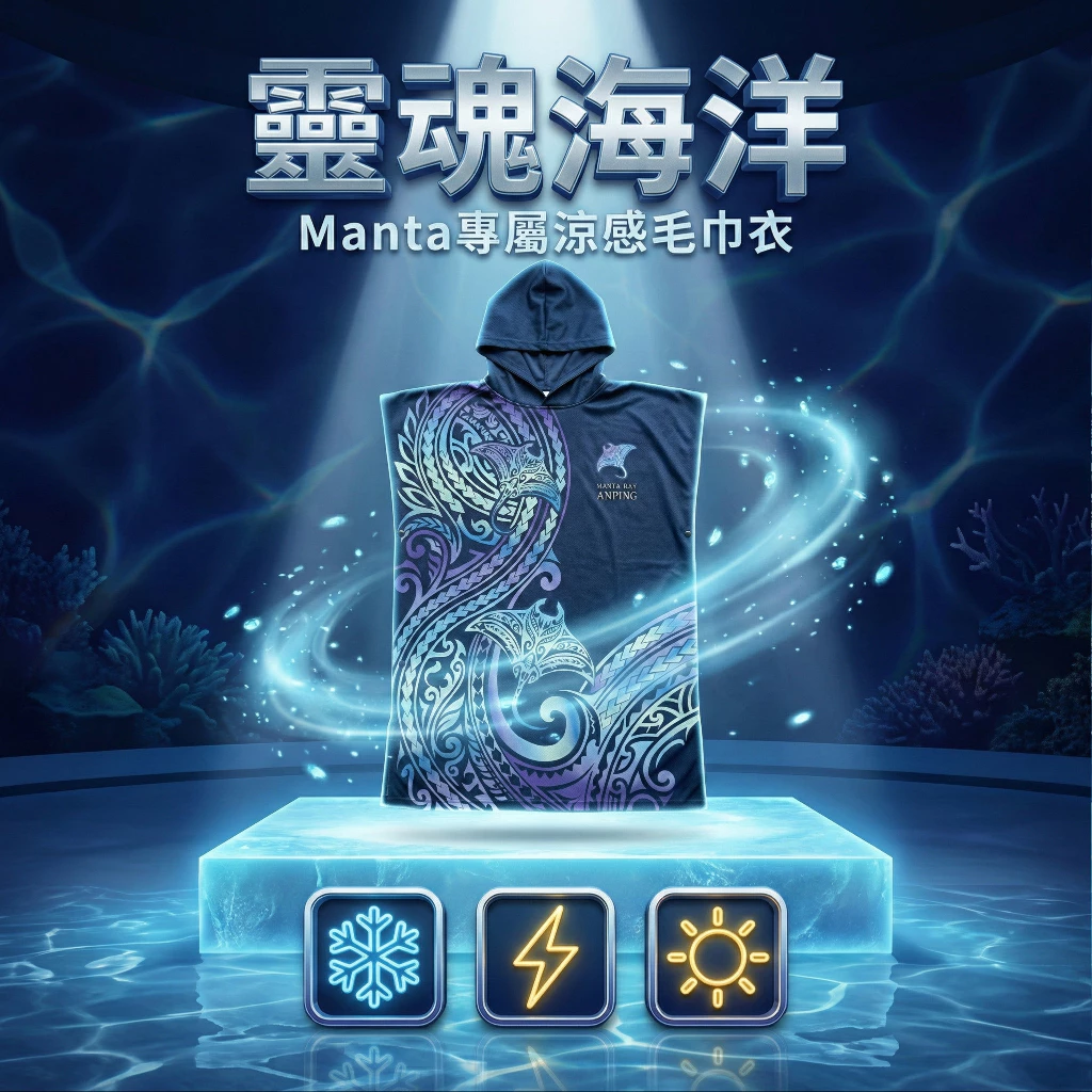 Manta Ray 涼感毛巾衣（第 2 張）