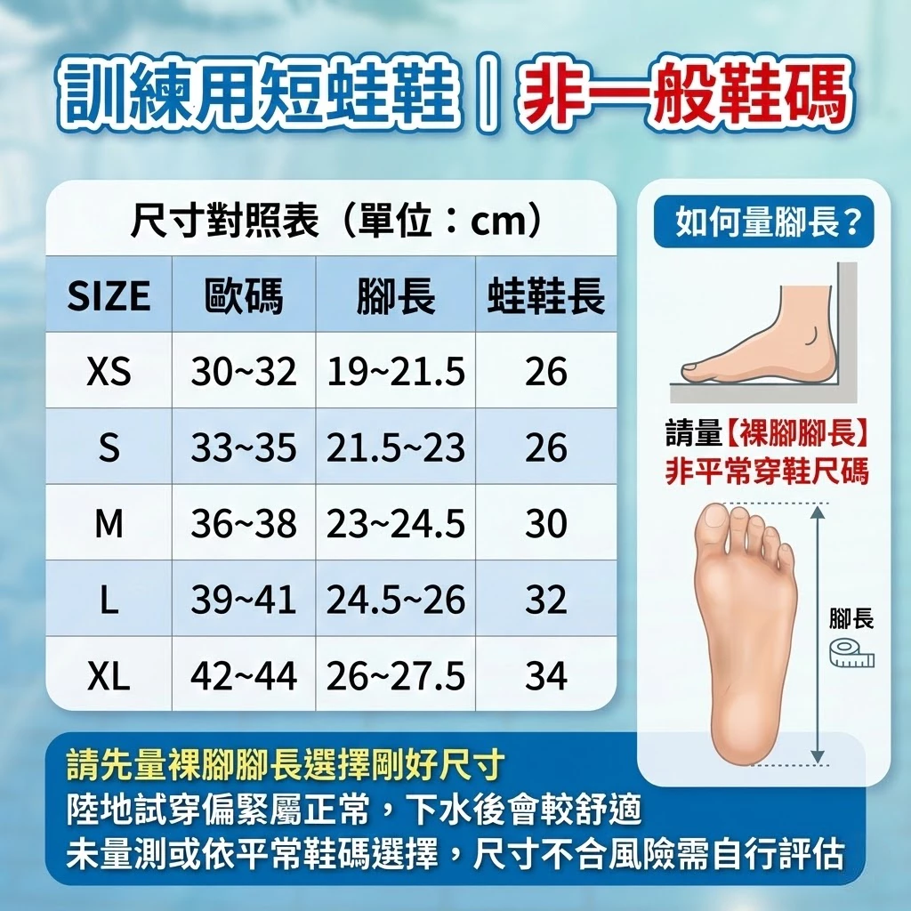 訓練用短蛙鞋（第 9 張）