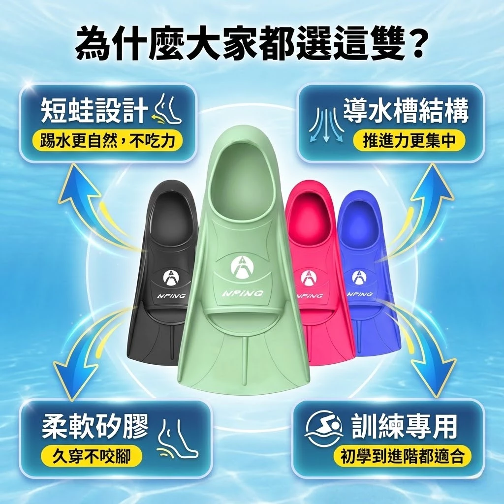 訓練用短蛙鞋（第 3 張）