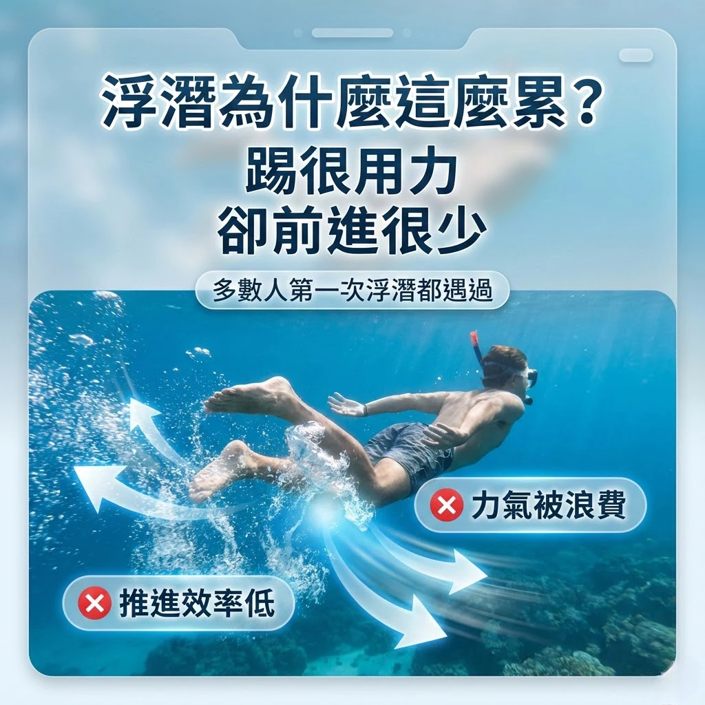 短款 浮潛蛙鞋（第 2 張）