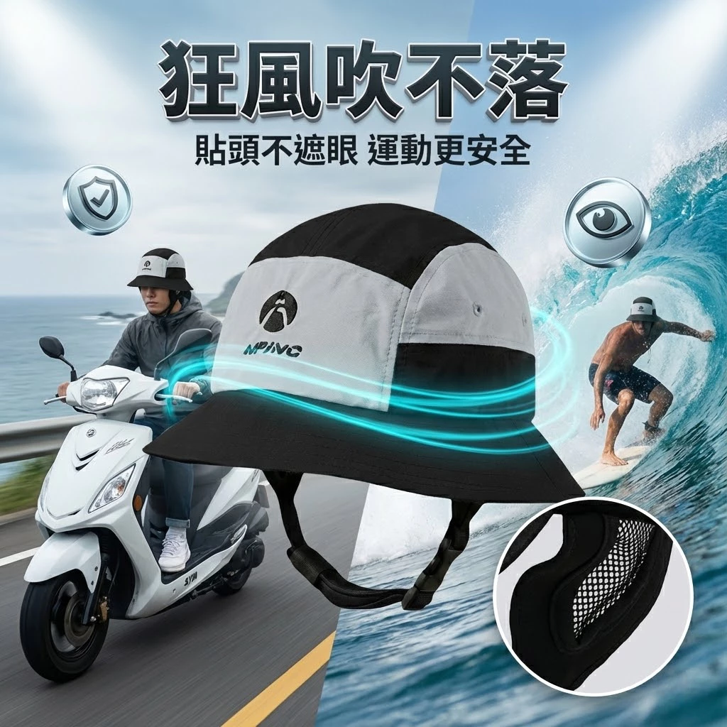 全方位衝浪潛水帽（第 4 張）