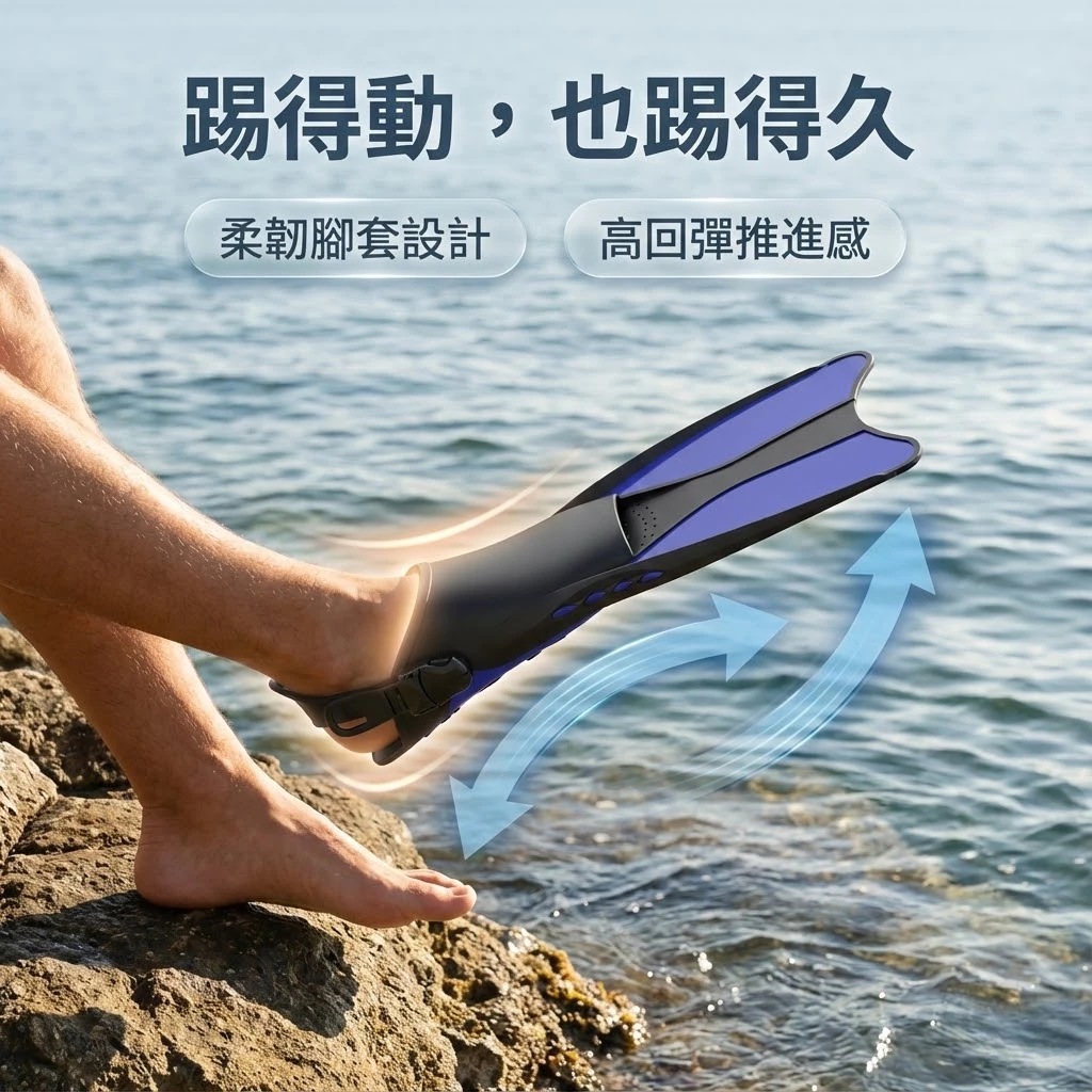 短款 浮潛蛙鞋（第 5 張）