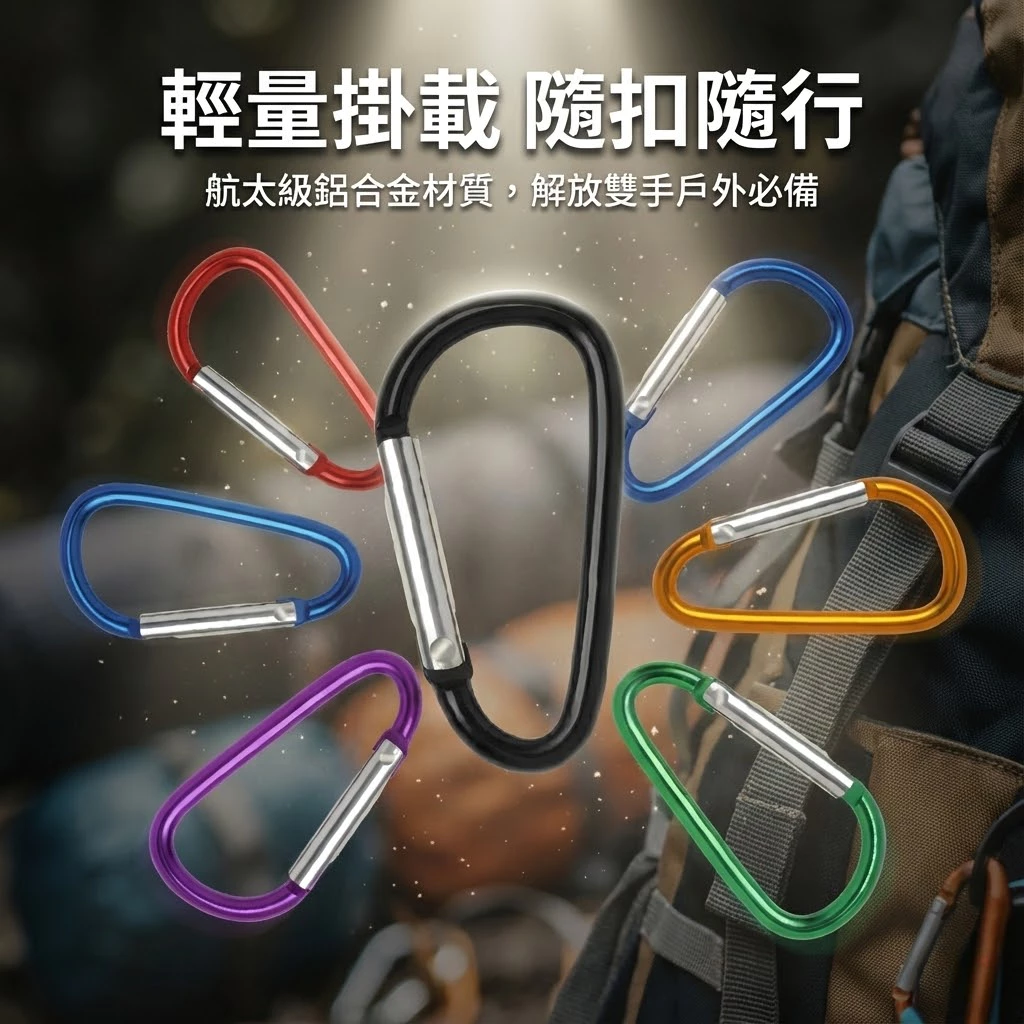 鋁合金D字釦5號（第 2 張）