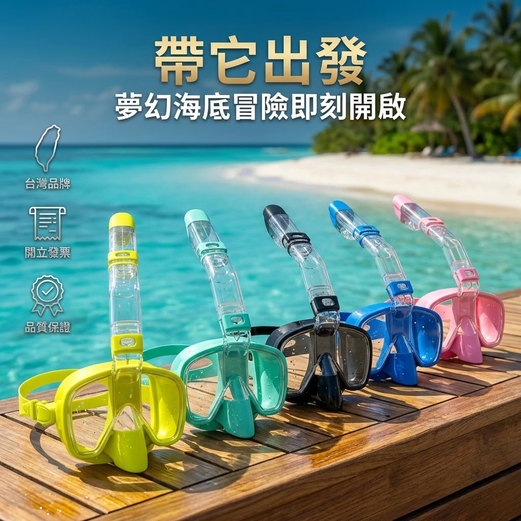全罩式浮潛面鏡（第 9 張）