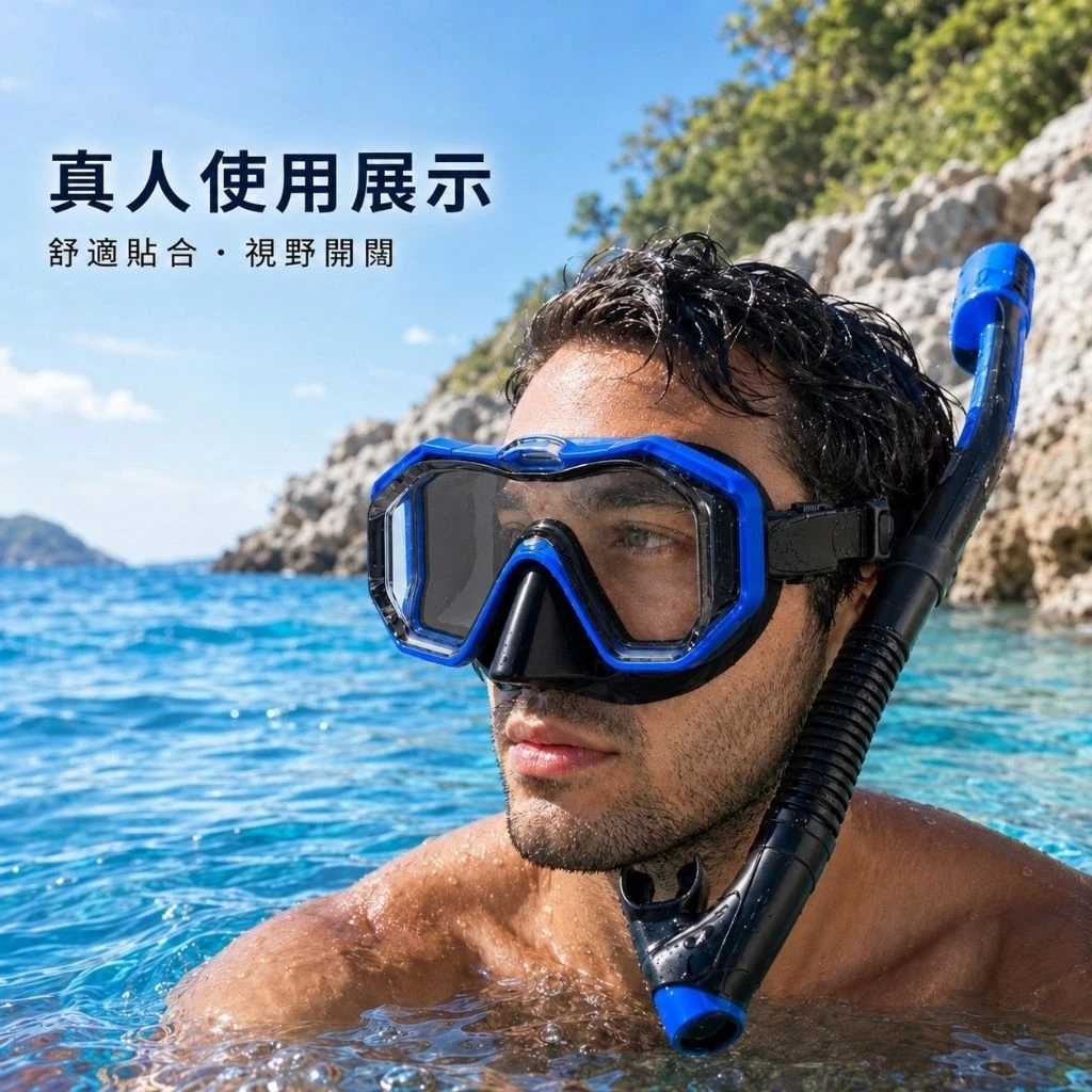 雙色潛水面鏡（第 8 張）